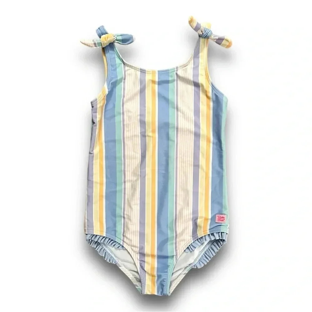Ruffle Butts | Tie Shoulder One Piece Swimsuit (10)